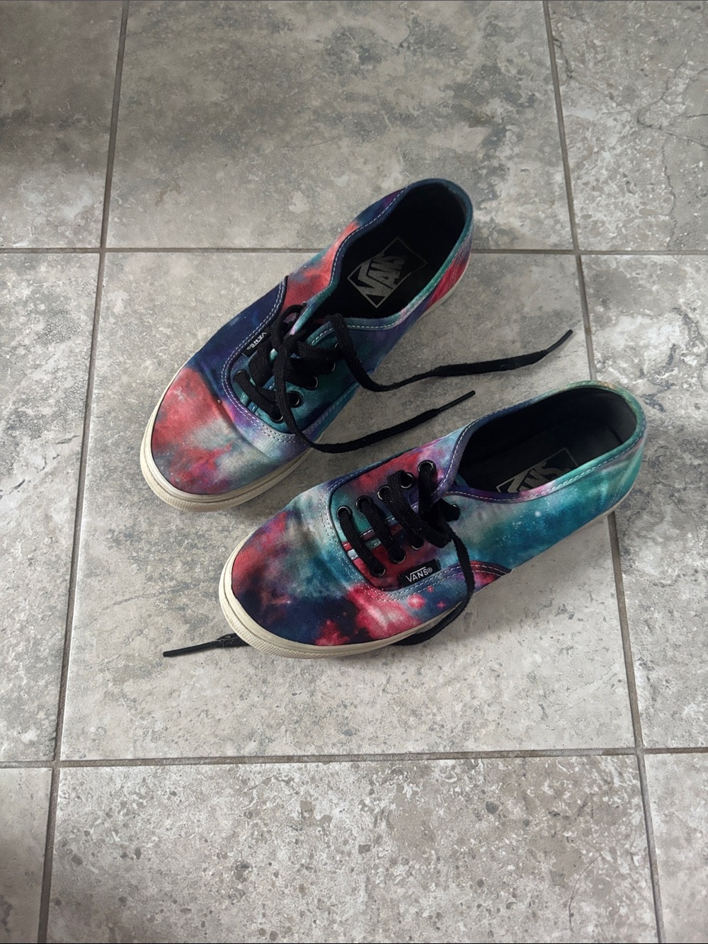 Vans Women's Multi-Color Galaxy Tie-Dye Sneakers